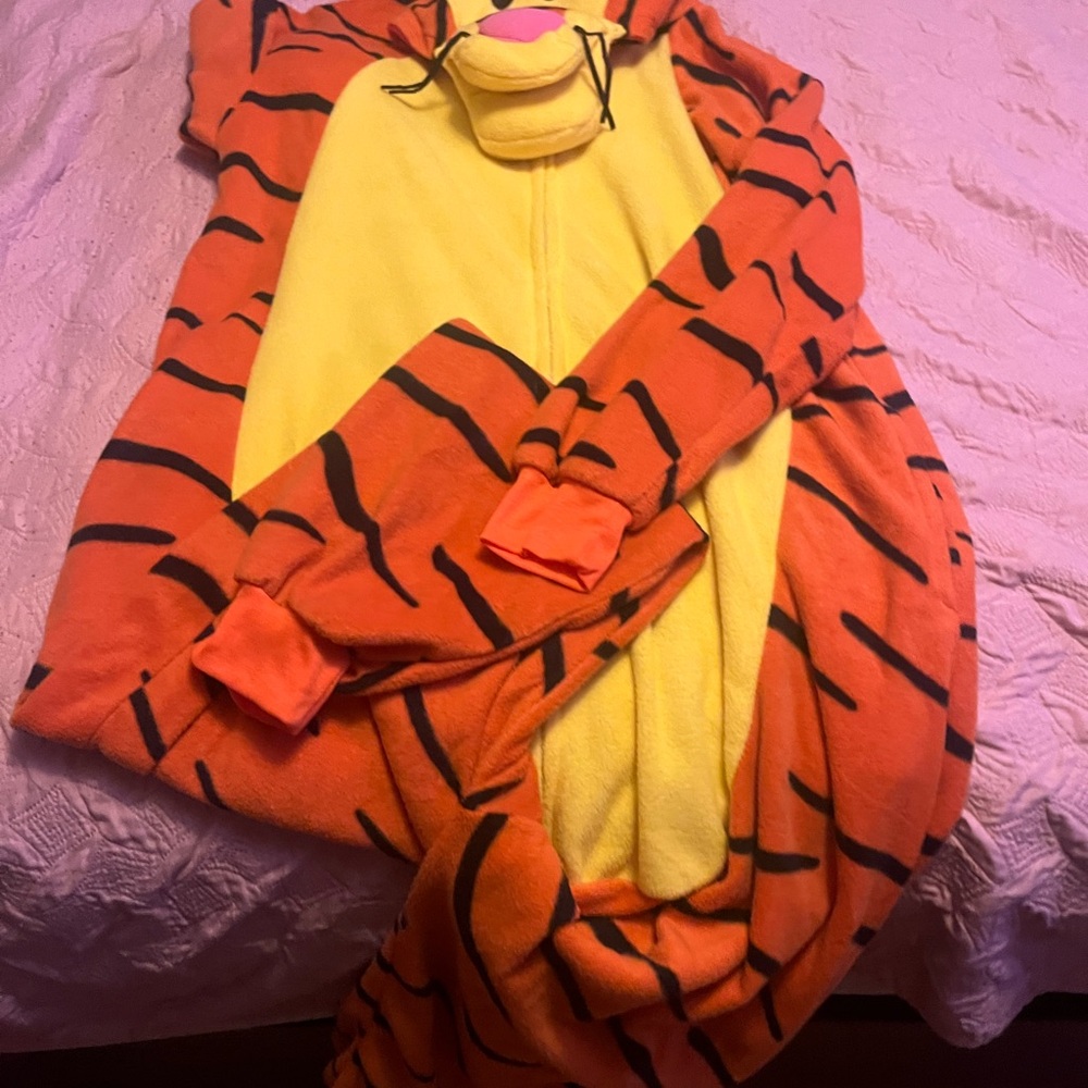 Orange and Yellow Tiger Onesie